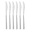 Geschirr-Sets, schwarz, koreanischer Stil, Geschirr-Set, Besteck, Abendessen, Messer, 6-teilig, Edelstahl, Besteck, Küche, Zuhause, Besteck