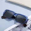 Fashion Oblong Polarized Sunglasses Thick Frame Goggles With Arrow Rivet And Novelty Wide Legs lentes de sol Custom Eyeglasses