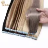 Extensions SEGO 12 "24" 2.5 g/pc 20 pièces bande dans les Extensions de cheveux NonRemy Double face peau trame bande dans les Extensions de cheveux humains brun blond