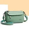 Totes Fashion Square Women's Shoulder Bavg Soft Leather Ladies Crossbody Bag High Quality Messenger Luxury Designer Handbag Bolsas