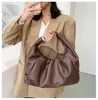 Totes Web Celebrity MO Premium Pleated Armpit Bag 2024 Fashion Korean Tote For Women Cloud