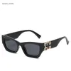 Lunettes de soleil design Miuity Miu Lunettes de soleil Personnalité Miroir Jambe Métal Grande Lettre Design Multicolore Marque Miui Lunettes Factory Outlet Promotionnel Spécial 52