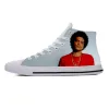 Buty gorąca moda Bruno Mars High Oddychanie Sneakers Mężczyźni Kobiety Wysokiej jakości Handyness Casual Buty Lekkie wysokie buty na topach