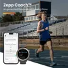 손목 시계 새로운 Amazfit Cheetah Pro 스마트 워치 모드 오프라인 음성 보조 티타늄 합금 프레임 5 ATM 방수 스마트 워치 240319