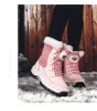 Bottes Bottes de neige d'hiver pour femmes gardent vos pieds au chaud confortable dans les bottes modestes en peluche