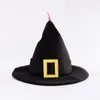 Chapeau de sorcière en forme d'étoile Non tissée, accessoire de décoration de fête, casquette de magicien, accessoires de Costume de carnaval, Halloween et noël