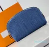 Designer Wallet Denim Key Coin Purse Zipper Long Short Wallets Handbag Blue Classic Bag Ladies Travel Wallet Clutch Purse