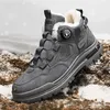 Wandelschoenen Waterdichte winterlaarzen voor heren Outdoor Casual Warm Comfortabel Schokbestendig Sneeuwplatform Mode Werksneakers