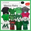 Meksika Retro Futbol Formaları 1986 1995 1998 2006 2010 Vintage Top Tayland Jersey Kaleci Üniformaları Blanco Futbol Gömlek Nakış Logosu Camiseta Futbol