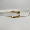 Designer Women Belt leathers 3 0cm wide C buckle Genuine Leather womens belts as birthday gift322m