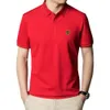 Summer Mens Polo Shirt med Metal Trend Sunny Urban Short Sleeved T-shirt kan skrivas ut 3A04 {Kategori}