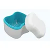 Ortodontik kasa sahte dişler diş tutucu ağız koruyucusu protez depolama plastik kutu oral hijyen malzemeleri organizatör