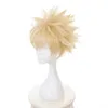 Perruques synthétiques My Hero Academia Midoriya Izuku Bakugou Katsuki Bakugo perruque courte Cosplay cheveux synthétiques résistants à la chaleur 240329