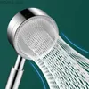 Bathroom Shower Heads High pressure water-saving rainwater stainless steel shower head bathroom accessories bracket shower head bathroom accessories Y240319