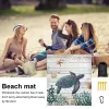 Mat 200 x 210 cm Camping Beach Piasek Piasek Bezpłatna Mata Travel Outdoor Picnic Duże mata Wodoodporna koc Składany wiatroodporna mata turystyczna