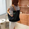 Torby na zakupy ręczne na płótnie torba dla kobiet w wersji koreańskiej modne swobodne dojazdy do pojedynczego ramienia duże