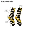 Chaussettes pour hommes Orla Kiely Print Dog Show Jet Dress Femmes Chaudes Drôle Nouveauté Crew