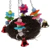 Andra fågelförsörjningar Nest Parrot House Hut Macaw Budgies Parakeet Cockatoo Toy Swing Cozy