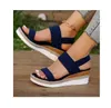 HBP Niet-gloednieuw ontwerp Zomer Zachte Comfortabele Casual Schoenen Outdoor Strand Dames Vrouwen Platform Wedge Sandalen