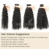 Przedłużenia i końcówka włosów przedłużenia ludzkie falu do włosów mikrolink Hair Hair Extensions Remy Curly Black 1,5 cm 1226 cali 50 Strands/Pack