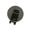 AIDS 10pcs 25mm de liga de zinco preto clipe de chapéu de golfe com bolas marcador de bola de golfe Acessórios para os auxílios de treinamento