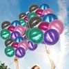 Feestdecoratie 10 inch ballonnen die kleurrijke achtergrond ophangen Home Decor Latex voor vakantie Bruiloft Tuin Verjaardag vieren