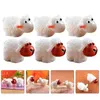 Garden Decorations 20 Pcs Micro Ornaments Cars Cake Adorable Lamb Figurines Little Sheep