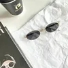 Sunglasses Rhinestone Diamonds Bling Clear Shades Fashion Small Metal Oval Women Men Eyeglasses Frames Unisex 2024