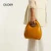 Fashion Shell Typ okrągły klapa Retro okrągłe kobiety torebki Projektowe torby krzyżowe dla kobiet worki na ramię na ramię 240314