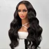 Syntetyczne peruki noszą i idź bezskrową falę koronkową Perukę Zamknięcie 55 6x4 HD Lace Closure Par Preucked linia linia włosów Pre -Cut Pargs Human Hair Peruki 240329