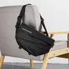 Torba premium czarna wodoodporna osobowość moda Mężczyźni Magnetyczny Messenger Lekkie minimalistyczne ramię