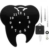 Wall Clocks Tooth Shaped Clock Delicate Decorative Hanging Vintage Bedroom Acrylic Unique Office