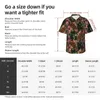 Casual overhemden voor heren Paardenkop Hawaii overhemd Heren Strand Paarden Trendy bloemenprint Korte mouw Street Style Nieuwigheid Oversized blouses