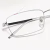 Sonnenbrillenrahmen Myopie-Brillengläser für Männer Vollrand-Reintitan-Rahmen Brillen Business-Stil Ultraleichte Muopia-Brillen