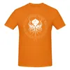 Men's T Shirts Cthulhu Print Shirt Streetwear Plus Size Cotton Short Sleeve Custom Men