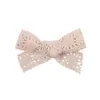 Baby Bow Barrettes Hairpins Boutique Bows With Clip Girls Cute Hollow Lace Bowknot Clips Barrette Kids Hair Accessories YL2312