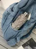 バックパックヴィンテージウォッシュドデニム女性トレンドキャンバスカレッジスクールバッグティーンエイジガールボーイラップトップ学生旅行バッグ