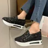 Flats Lace Flats Platform Women Sport Shoes Mesh Breathable Sneakers 2022 Summer New Casual Sandals Running Beach Rocking Dance Shoes