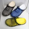 HBP Baba Olmayan Yeni Erkekler Sandalet Yaz Dış Mekan Plajı Sıradan Ayakkabılar Moda Jöle Ayakkabıları Konforlu Su Ayakkabıları Adam Hollow Terlik