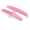 50 stks/partij Spons Schuurpapier Nagelvijlen Buffer 100/180 Dubbelzijdig Schuurpapier Schuim Bestanden Wasbare Pedicure Styling Nail Salon Tool 240318