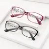 Sunglasses Fashion Vintage Flowers Portable Anti-Blue Light Eyeglasses Ultra Frame Reading Glasses Eye Protection