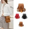 Borse a tracolla Moda Mini Designer da donna Borsa a tracolla piccola Portafoglio in pelle Pu Lady Phone Flip femminile