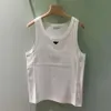 Mode Tank Designer Gilet Chemise Femmes Coton Slim Fit Sexy Blanc Top Triangle Court Sports Ouvert Nombril Gilets Tees Femmes Camis