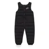 Winter Baby Boys Overalls Autumn Girls Thick Pants Baby Girl Warm Jumpsuit Outdoor Sweatpants Children Ski Down Overalls 240305