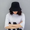 Berets Unisex Eimer Hüte Für Frauen Männer Outdoor Sonnenblende Panama Fischer Kappe Faltbare Casual Strand UV Schutz Hut Großhandel