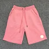 Designer marca francesa mens shorts 100% algodão luxo mens curto esportes verão mulheres tendência puro respirável curto roupa de banho lc