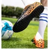 American Football Shoes Children Soccer Boots Kids Boy Girl Sneakers Leather High Top Cleats Training Outdoor Men Women