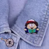 Stranger Cartman Pin Pac-Man Game Badge Hit Animated TV Series And Stranger Things Funny Mash-up Jewelry