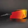 Designer Oaklies Solglasögon Oaklys Oji 9455 Cykling utomhus sportvindrutor Anti UV stor ram Integrerade glasögon