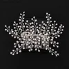 Diademi cristallo argento colore gioielli fatti a mano per capelli per la sposa moda tiara pettini per capelli festa copricapo da sposa regalo ornamenti per capelli donne Y240319